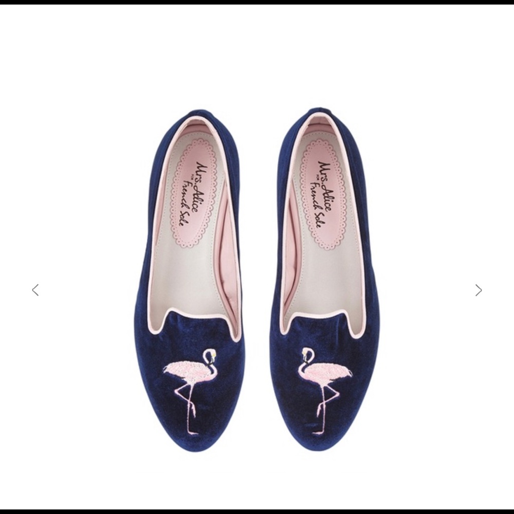 Velvet Flamingo Slippers 37
